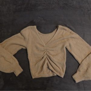 brown sweater